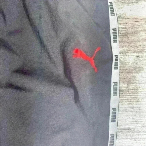 Puma black & white means track pants size Medium - Picture 3 of 6